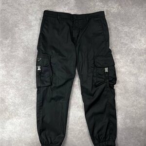 Prada Re-Nylon Cargo Pants – Black – Size 52 (IT)
